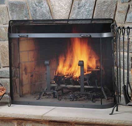 Order Pilgrim Custom Spark Guard Fireplace Screen