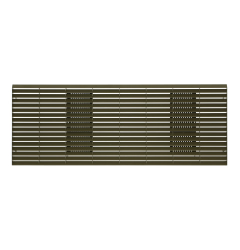 Zoneline architectural rear grille - dark brown