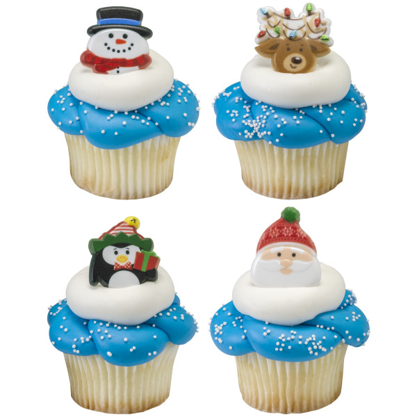 Holiday Icon Cupcake Rings