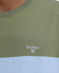 Braeside Striped T-Shirt Light Moss