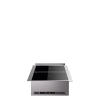208- to 240-volt 2,900-watt two-hob drop-in induction range with programs