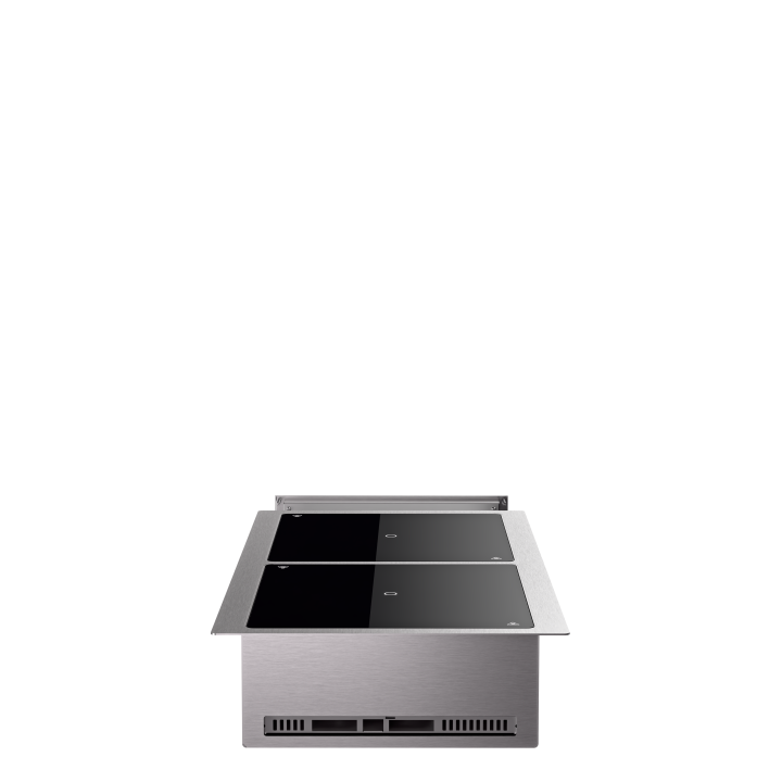 208- to 240-volt 2,900-watt two-hob drop-in induction range with programs