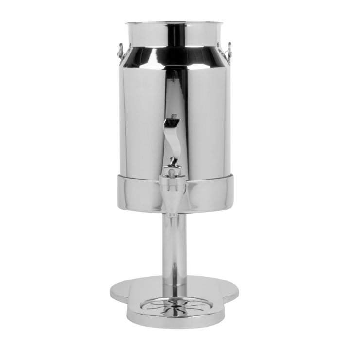 5-quart Somerville stainless steel milk dispenser in mirror finish