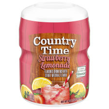 Country Time Strawberry Lemonade Drink Mix, 18 oz Canister