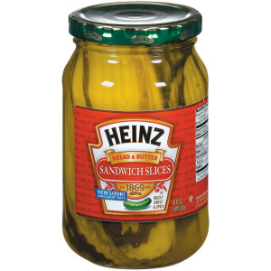 Heinz Bread'N'Butter Sandwich Slices Pickles 16 fl oz Jar
