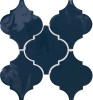 Playscapes Midnight Blue 6″ Arabesque Wall Tile Glossy