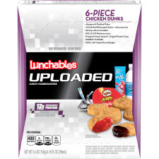 Lunchables Uploaded 6-Piece Chicken, Pringles Potato Crisps, Chocolate Kisses, Kool-Aid, 15.6 oz Box