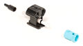 760118000 -Field-Installable Mechanical Splice ST Aqua Zirconia Multimode (OM2+/OM3/OM4) 50 um 1 per Package 20 dB