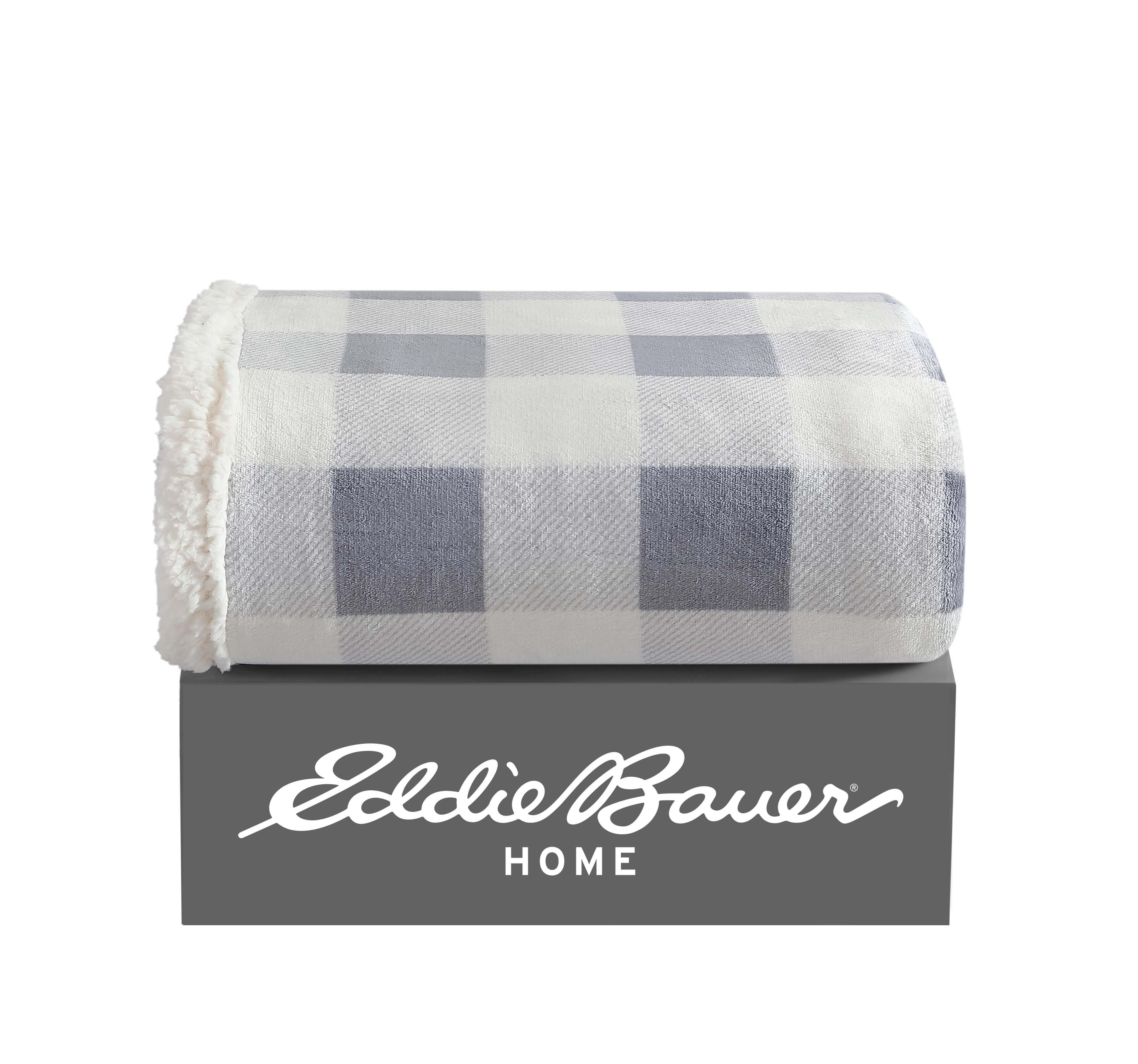 Eddie Bauer Plush-Fleece Throw Blanket