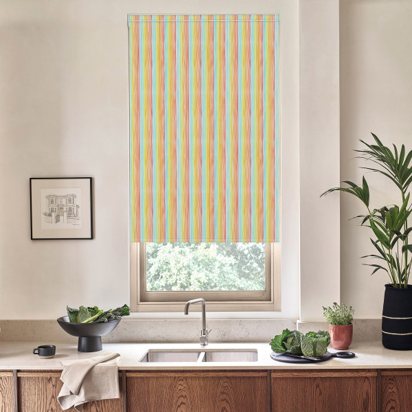 Twirl Blackout Rainbow Roller Blind
