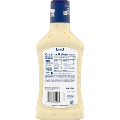 Kraft Creamy Italian Dressing, 16 fl oz Bottle