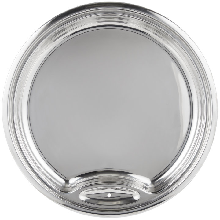 6-quart replacement stainless steel food pan for Intrigue® round induction chafer