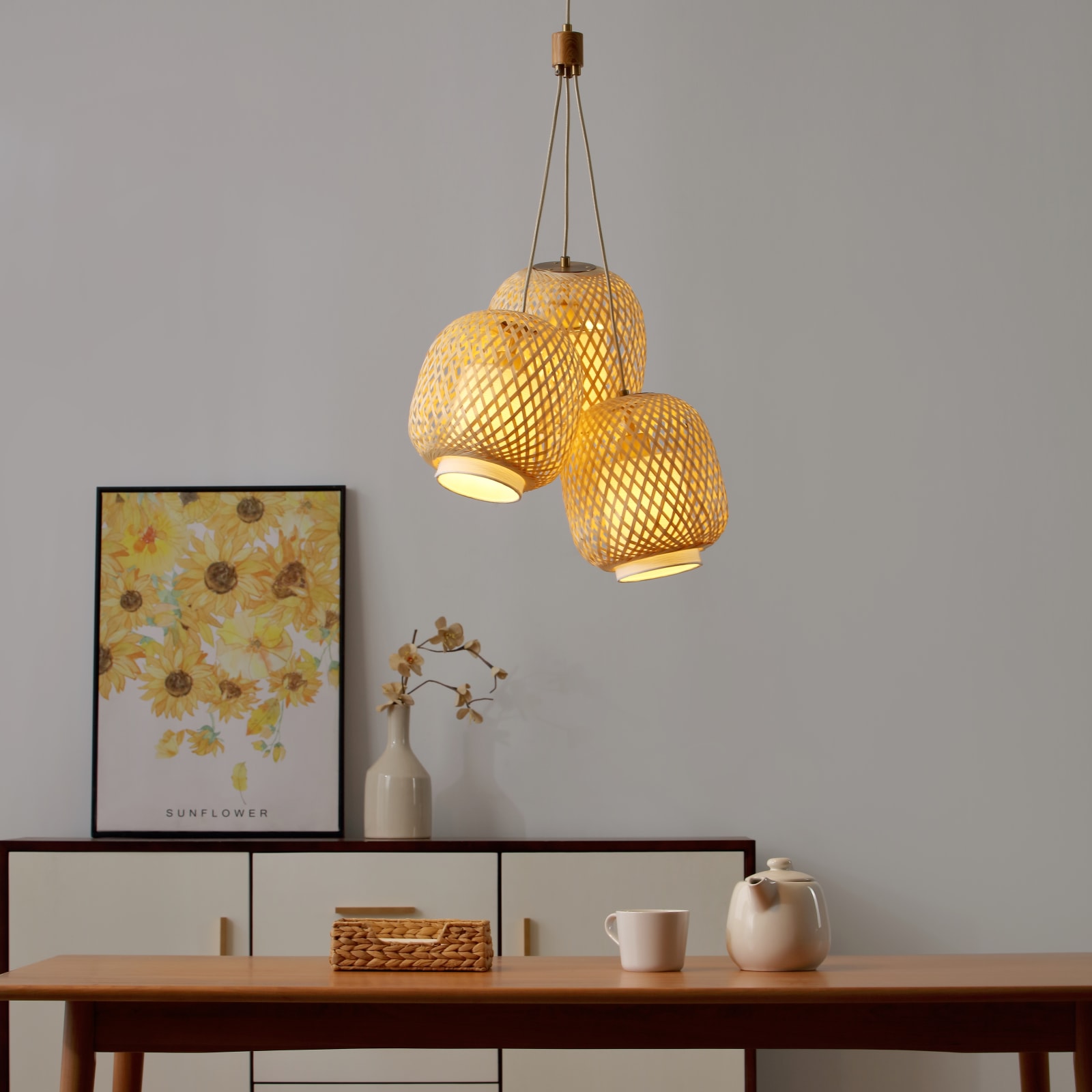 Fos 3 Light Pendant — installation 2