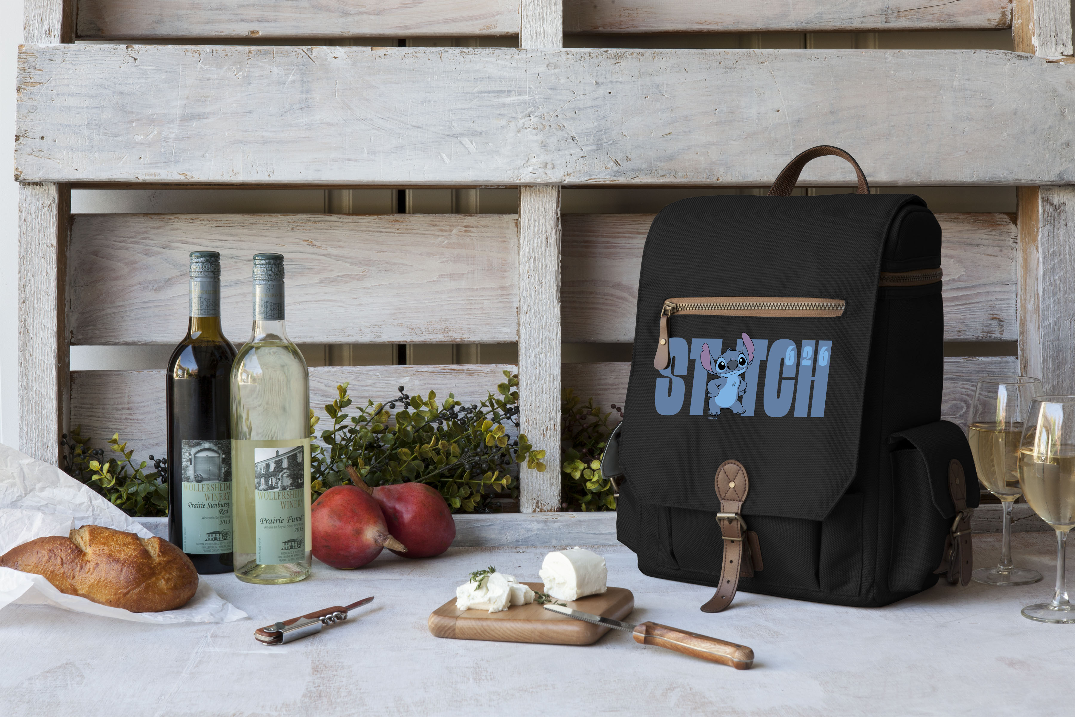 Lilo & Stitch - Moreno 3-Bottle Wine & Cheese Tote