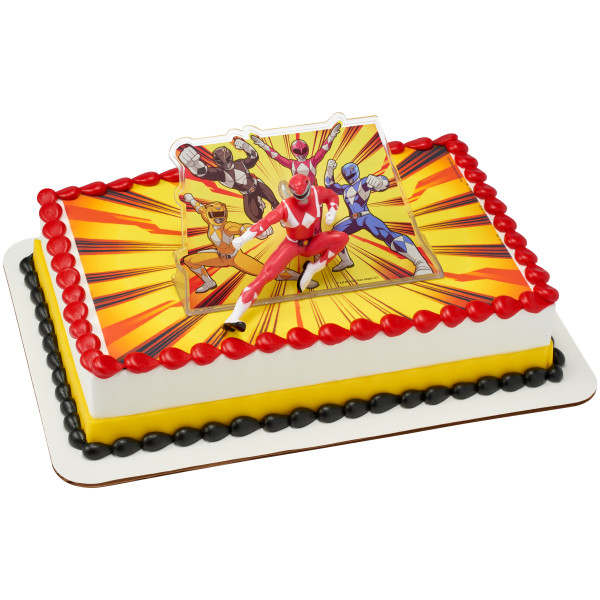 Power Rangers™ It's Morphin Time PhotoCake® Edible Image® DecoSet® Background