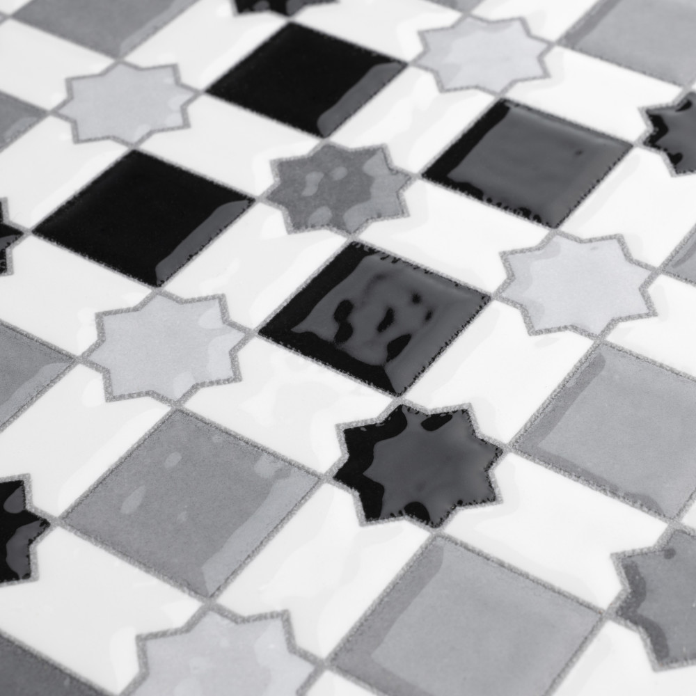 Sevillano Giralda Light Grey 7-7/8 in. x 7-7/8 in. Ceramic Wall Tile