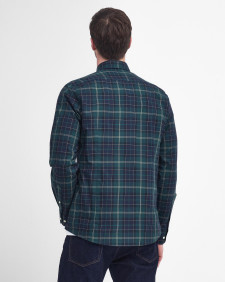 Wetheram Tailored Long-Sleeved Shirt Green Loch