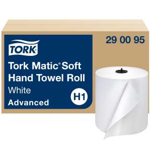 Tork, H1 Advanced Soft Matic®, 900ft Roll Towel, 1 ply, White