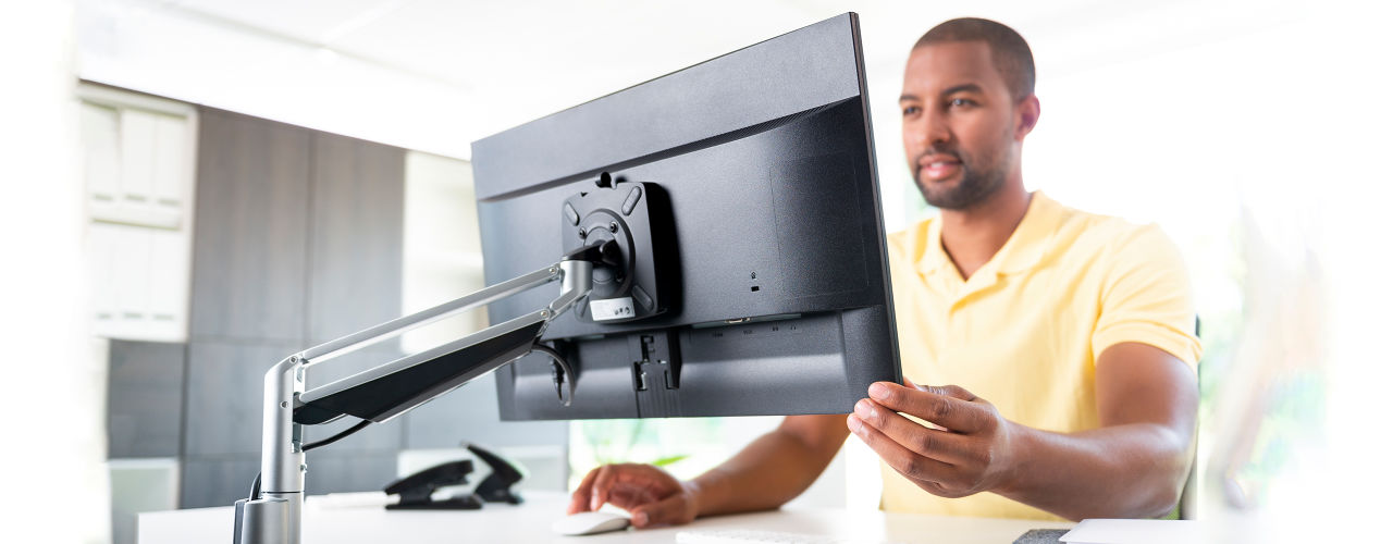 Find ergonomic comfort at home with workstation solutions from Novus that are ideal for limited space and are easy to install and adjust.