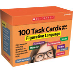 Scholastic Teaching Solutions 100 Task Cards in a Box: Figurative Language SC-716434