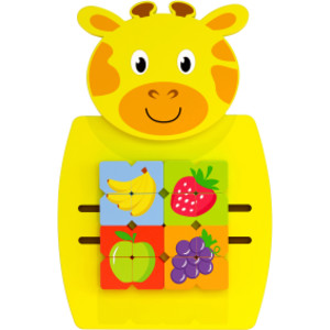 Giraffe Activity Wall Panel - 18m+ - Toddler Activity Center