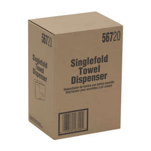 Georgia Pacific, Single-Fold Folded Towel Dispenser, Chrome