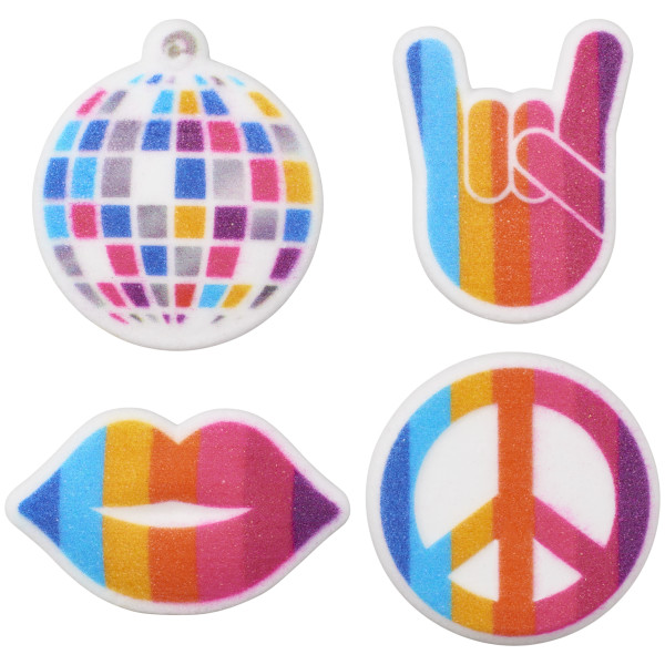 Bright Disco Assortment Dec-Ons® Decorations