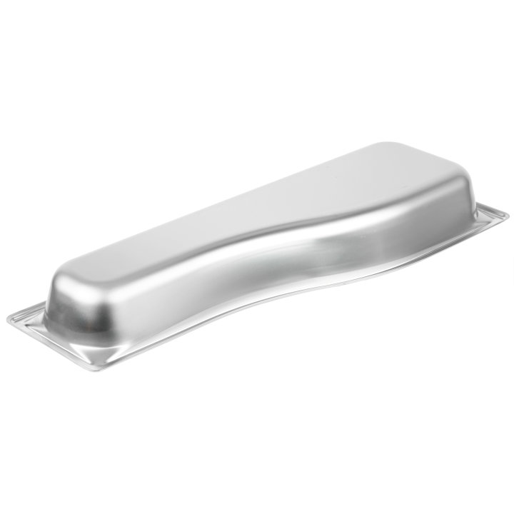 Full-size 2 ½-inch-deep Super Pan® stainless steel super shape long wild pan