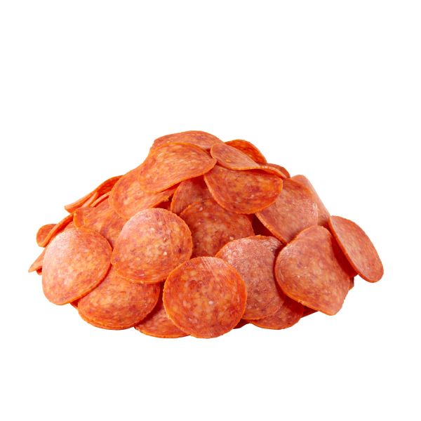 FONTANINI(r) Sliced Pepperoni, 14-15 slices per oz, 2/5 lb . C1C0 - Front Center Out of Package (Hi Res)