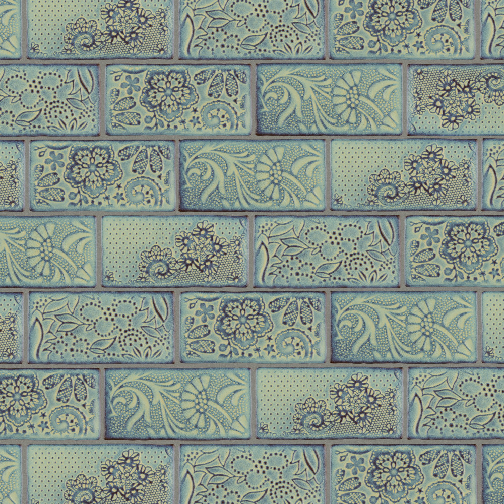 Antic Feelings Agua Marina 3x6 Rectangle Ceramic Wall Only Digital Pattern