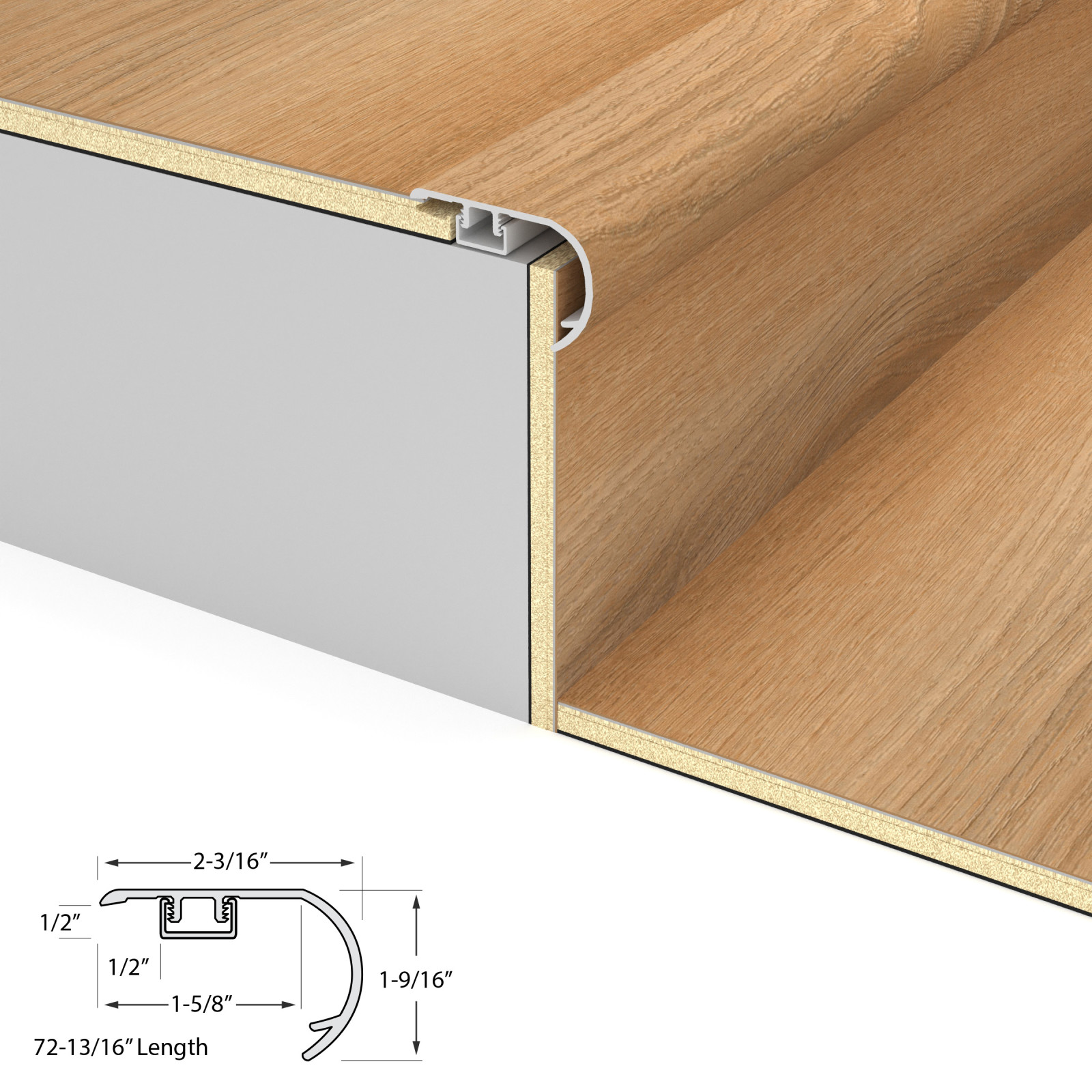 Seas the Day Stair Nosing Overlap 10mm view 4