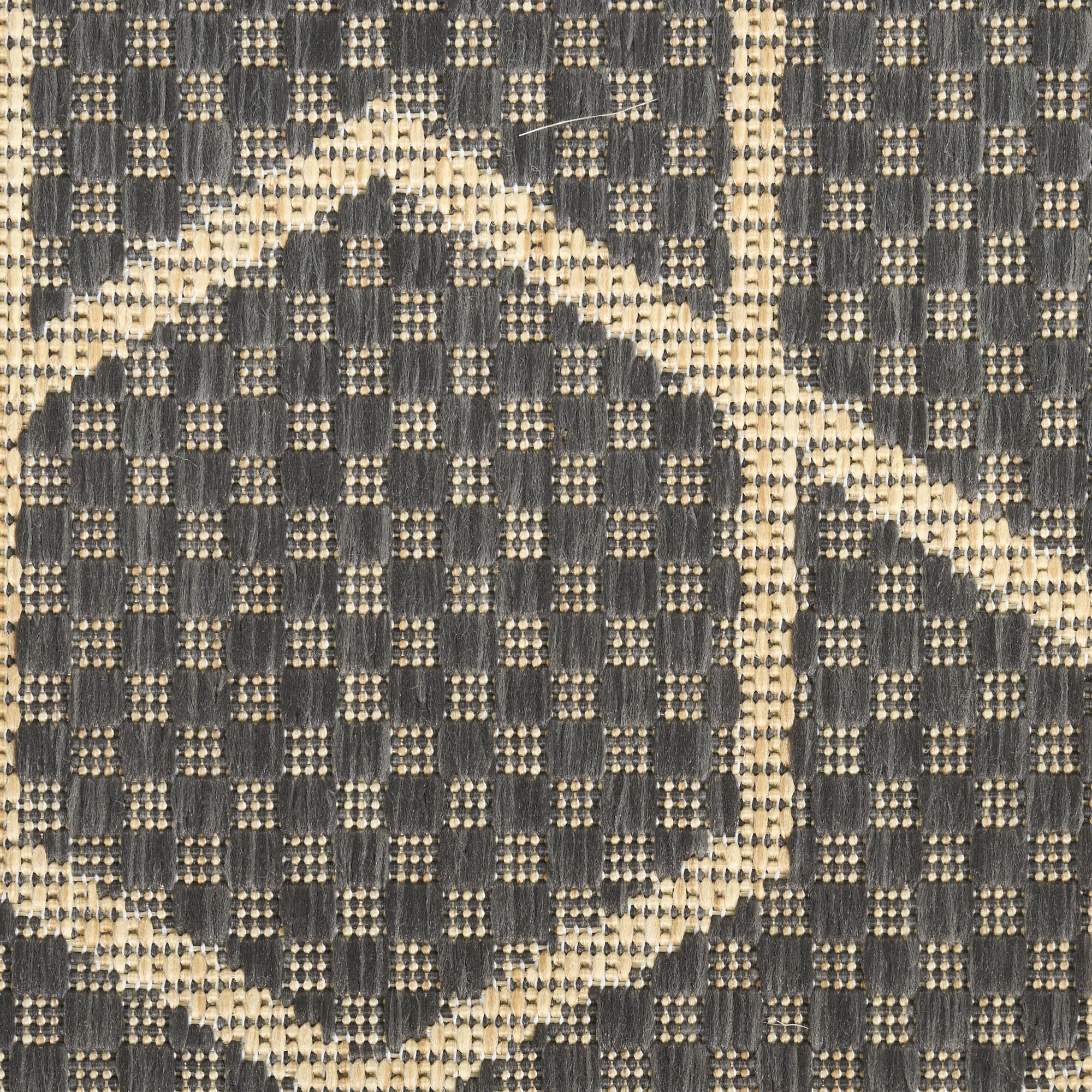 Nourison Horizon Indoor/Outdoor 9' x 12' Charcoal Modern Rug