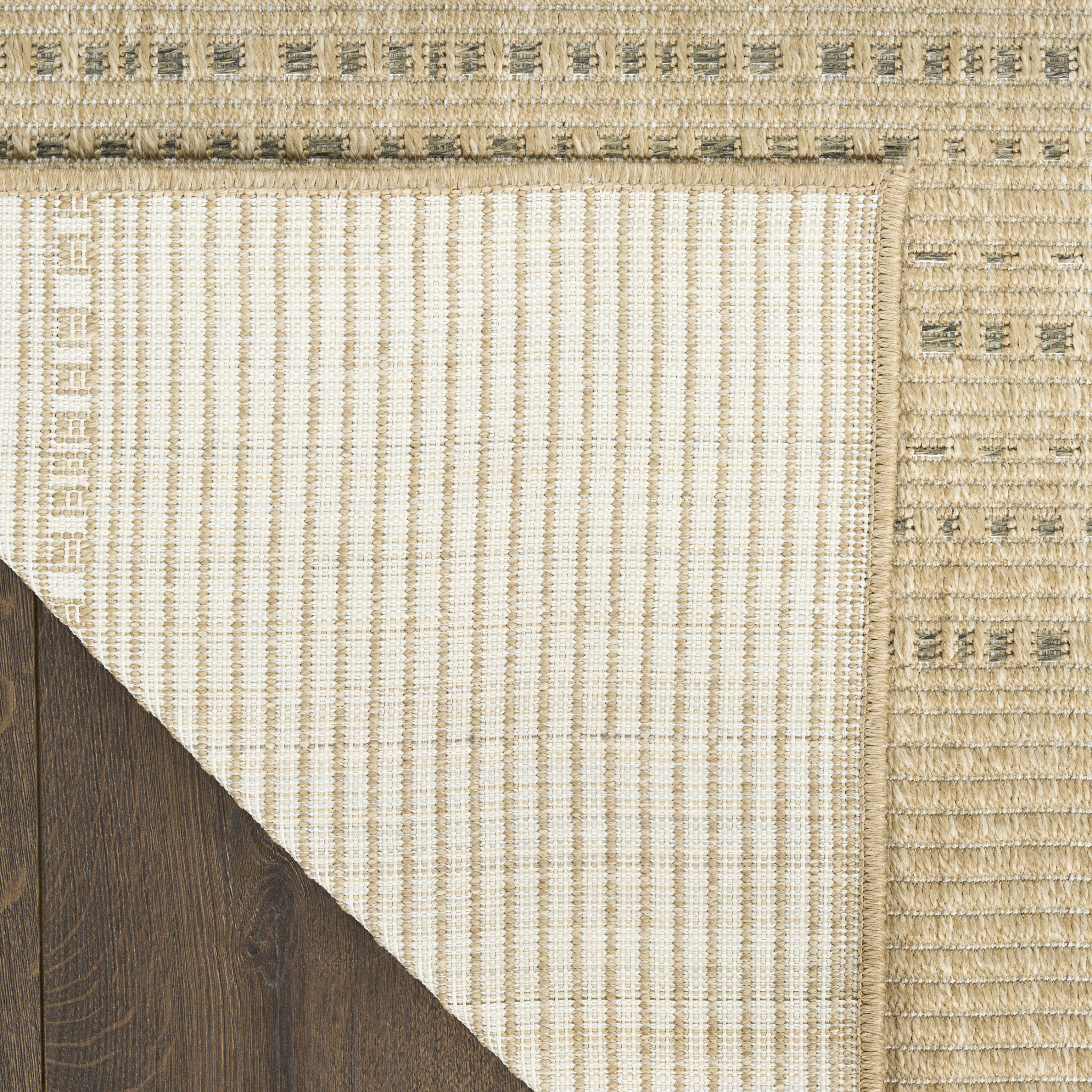 Nourison Tulum 8' x 10' Taupe Outdoor Rug