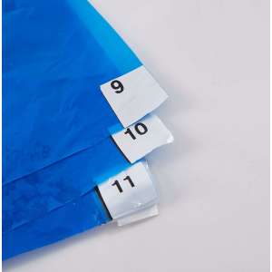 Hospeco, Tacky Traxx, Adhesive Mat, 26"x45", Blue