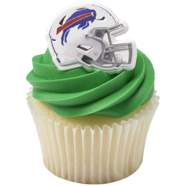 NFL Team Helmet Cupcake Rings