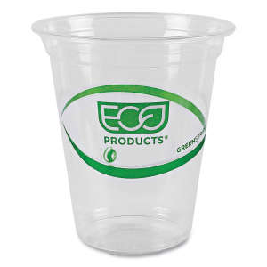 ECPEPCC16GS, Eco-Products,Inc., GreenStripe Renewable and Compostable Cold Cups, 16 oz, Clear