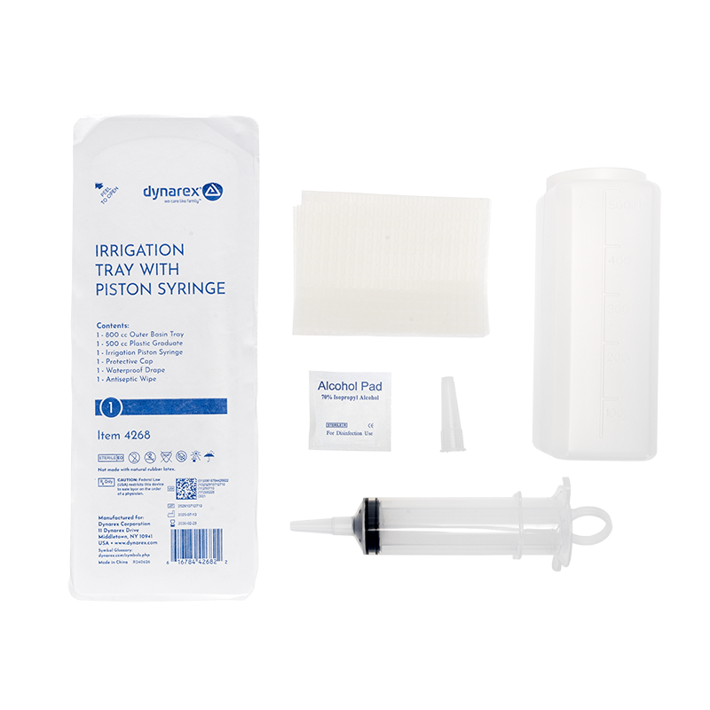 Irrigation Tray with 60cc Piston Syringe - 4268