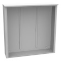 Type 3R Current Transformer Enclosure Hinge Cover Steel ANSI 61 Gray Double Doors 48 x 12 x 48