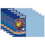 Tru-Ray&reg; Construction Paper, Heavyweight, Sky Blue, 12" x 18", 50 Sheets Per Pack, 5 Packs PAC103048-5
