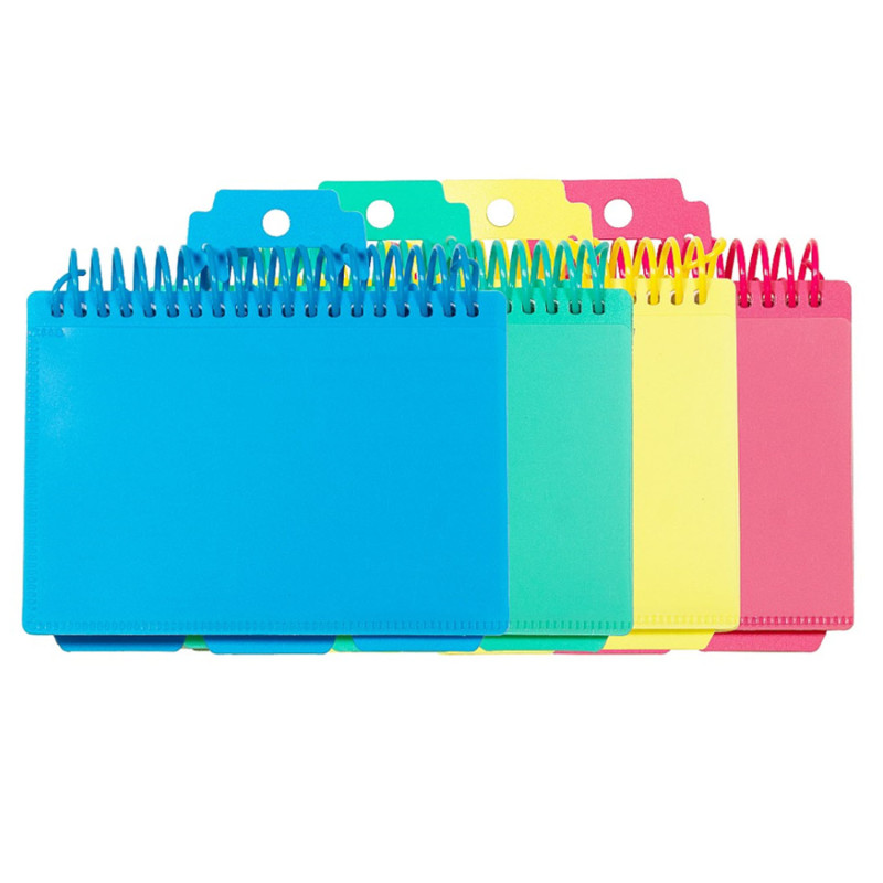 Spiral+Bound+Index+Card+Notebook+with+Index+Tabs%2C+Assorted+Tropic+Tones+Colors%2C+1+Each