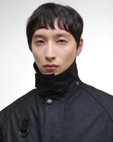 Modified Spey Waxed Jacket Black
