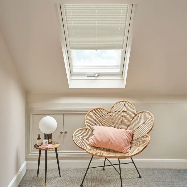 Blocks Linen Pleated blind