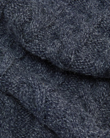 Jesmond Beanie and Scarf Gift Set Navy