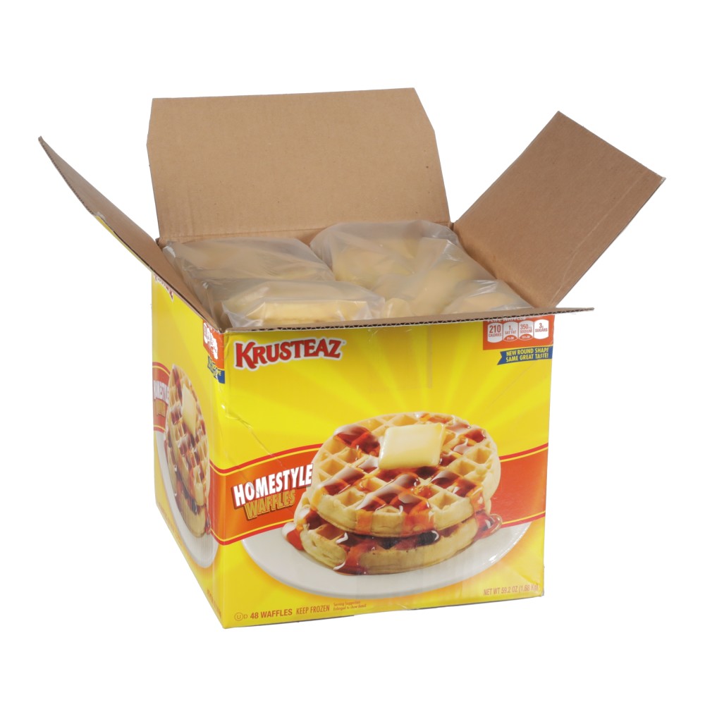 Krusteaz Homestyle Waffle 1.23 oz / 48 CT Conagra Foodservice