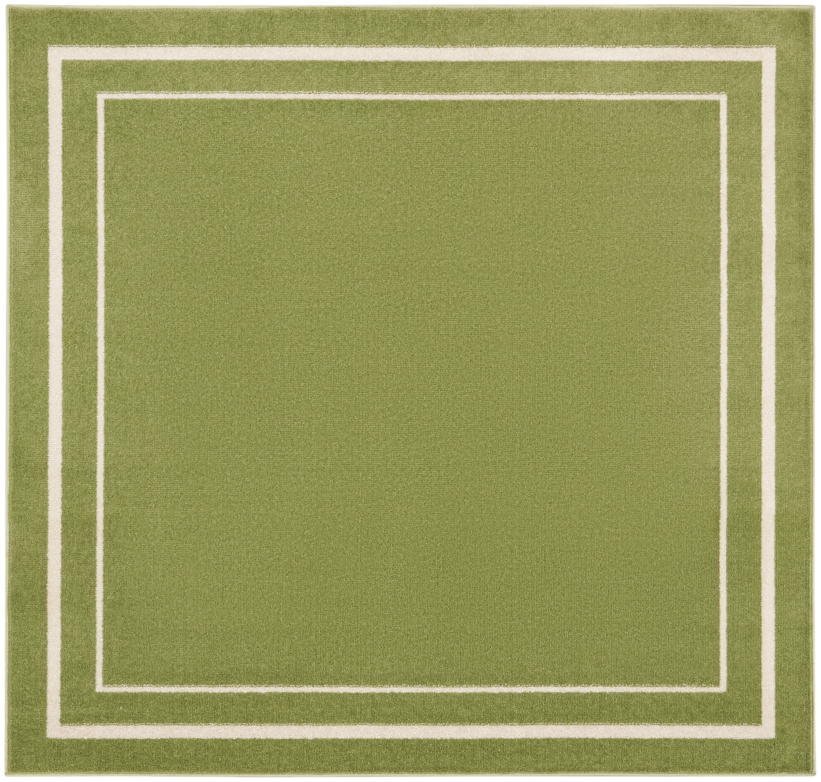 Nourison Nourison Essentials 5' x Square Green Ivory Contemporary Rug