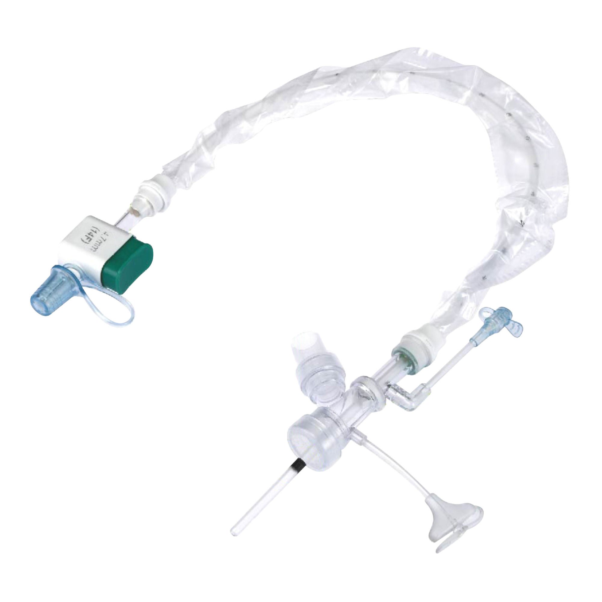 Sunset Healthcare TRACHEOSTOMY, ADLT 24HR STD SWITCH STR LF 14FR 305MM (20/CS)