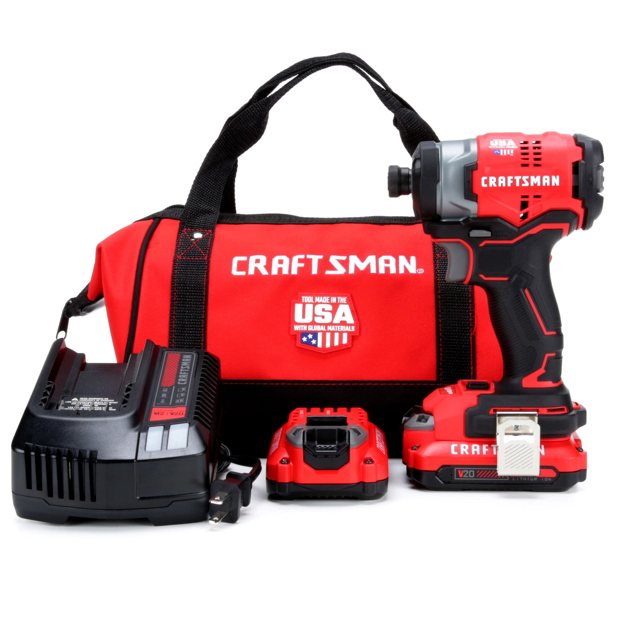 red and black CRAFTSMAN Power Tool