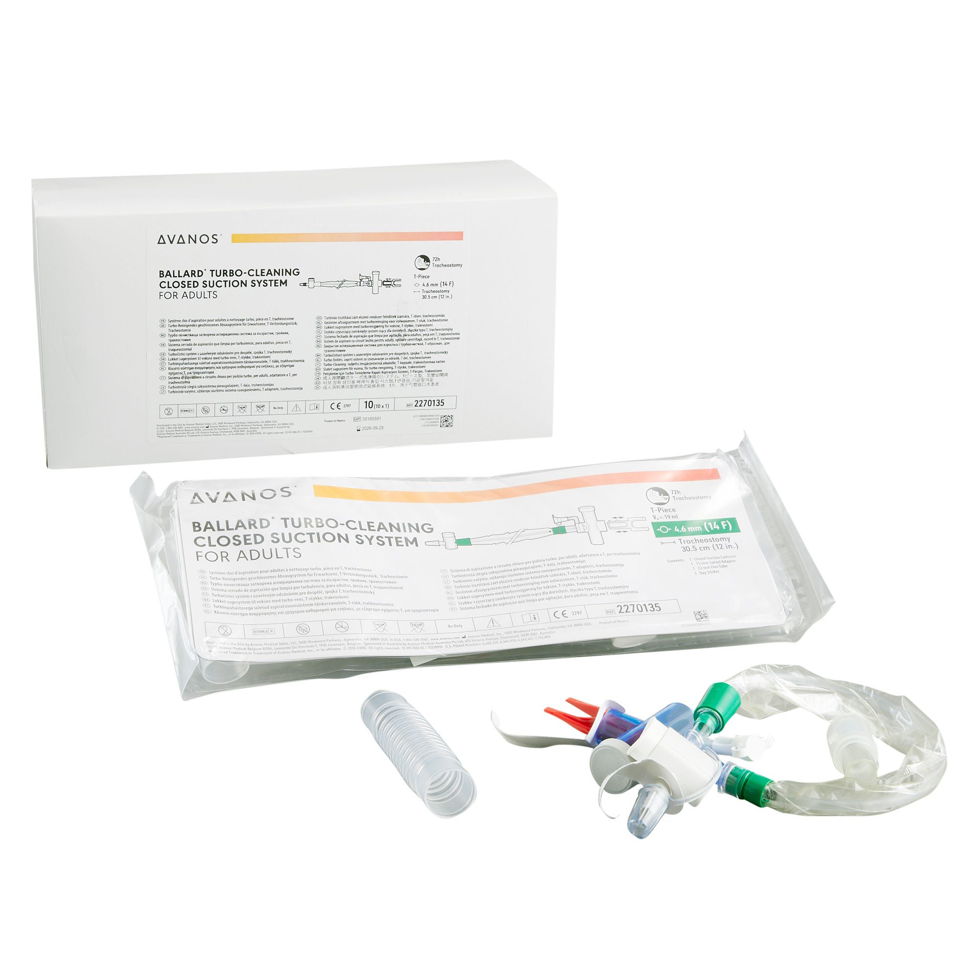 Halyard Ballard® Turbo-Cleaning Closed Suction Catheter