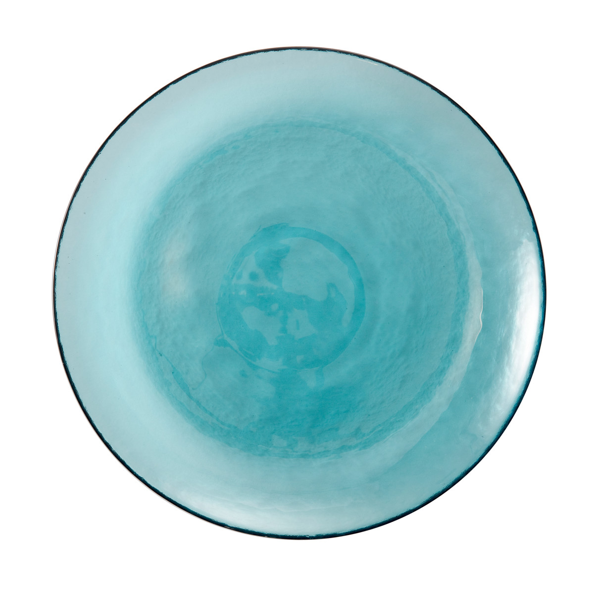 Los Cabos Lagoon Blue Dinner Plate 10.5"