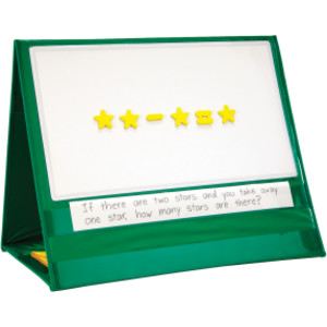 Write-On/Wipe-off Magnetic Demonstration Double-Sided Tabletop Pocket Chart